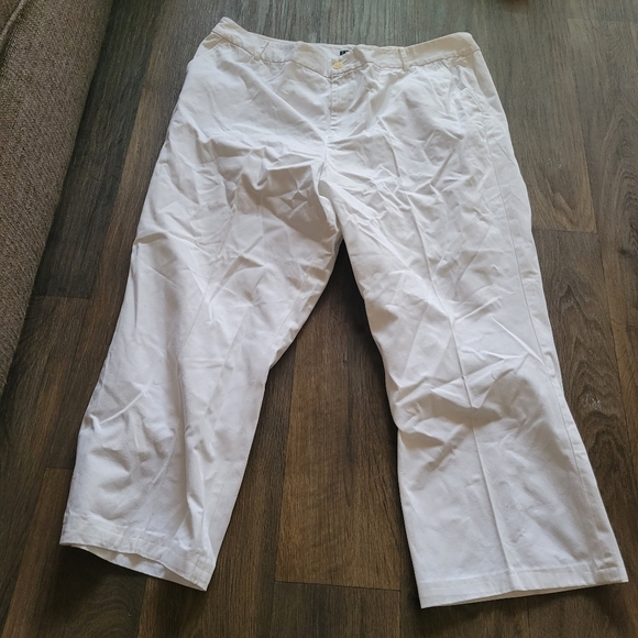 White Wide-Leg Pants - Picture 1 of 2